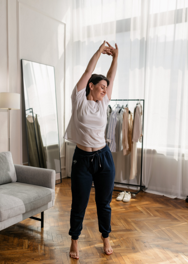 Organic Cotton Mushroom Sweatpants - Image 3