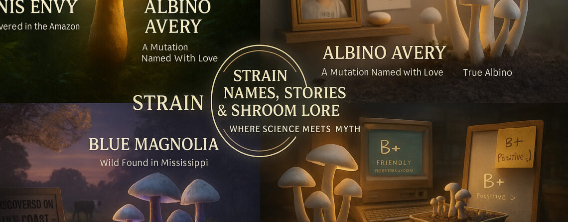 Magic Mushroom Strain Name Origins - The Stories Behind Popular Shroom Names