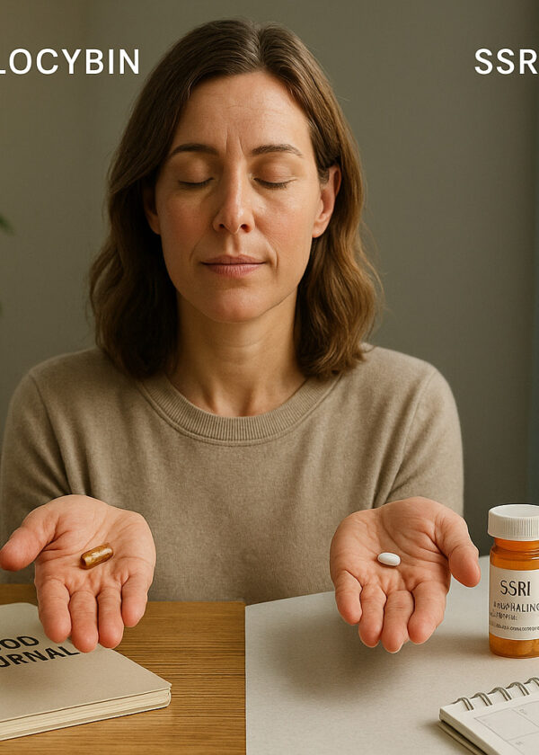 Microdosing vs Antidepressants - Comparing Psilocybin and SSRIs for Mood Support